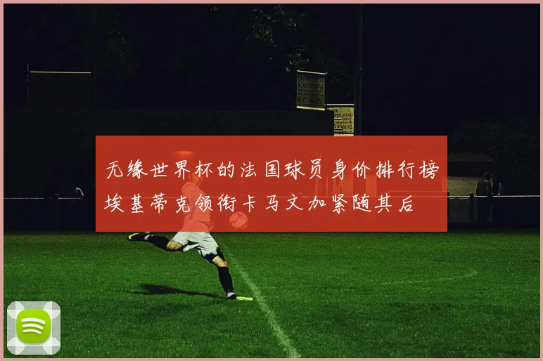 无缘世界杯的法国球员身价排行榜埃基蒂克领衔卡马文加紧随其后